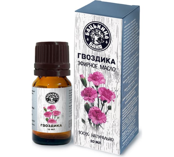 Изображение товара Эфирное масло Бацькина баня Гвоздика 16003
