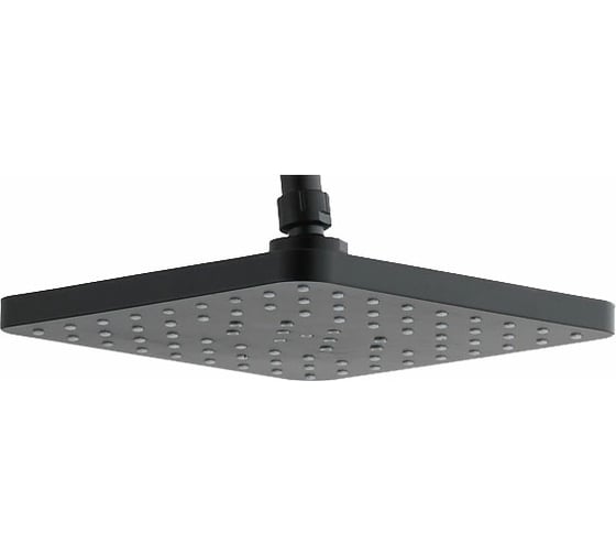 Изображение товара Лейка верхнего душа Melodia della vita квадрат 225х225 мм, черная MKP27001С 34753