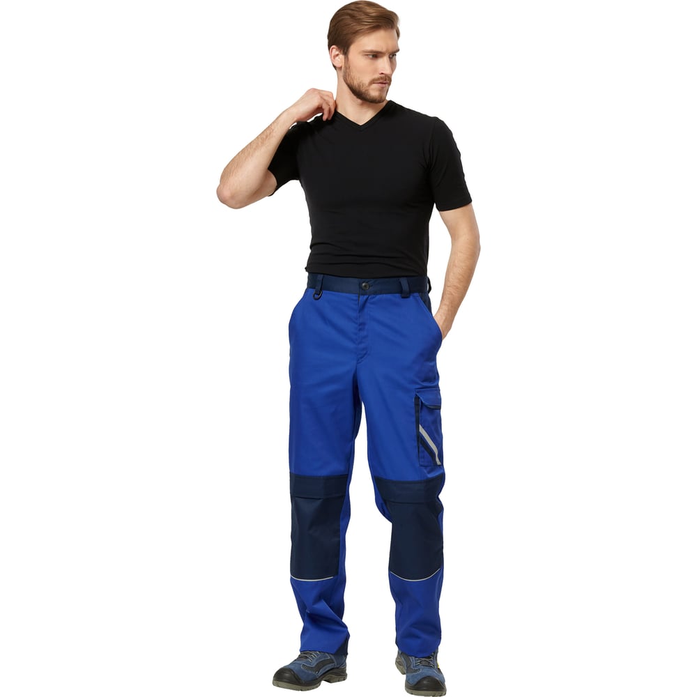 Изображение товара Брюки спецодежда Мегаполис васильковый темно-синий рост 170-176 р. 44-46