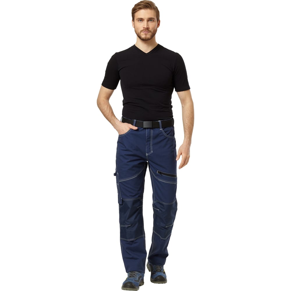 Изображение товара Брюки Спецодежда Эксперт Смарт темно-синие р. 56-58 мужские