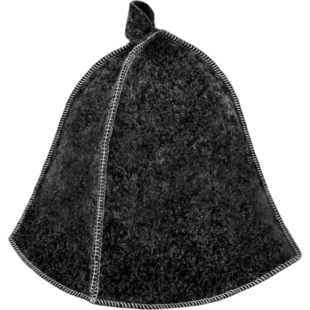 Изображение товара Шапка для бани Бацькина баня Серая 10402 - удобная и стильная