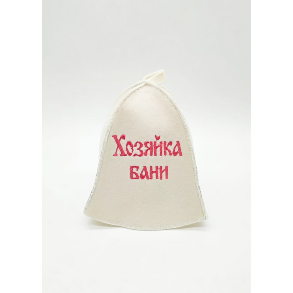 Шапка для бани Бацькина баня карнавальный головной убор шапка 28х35 см красный sy18zyp 021 sym 061902