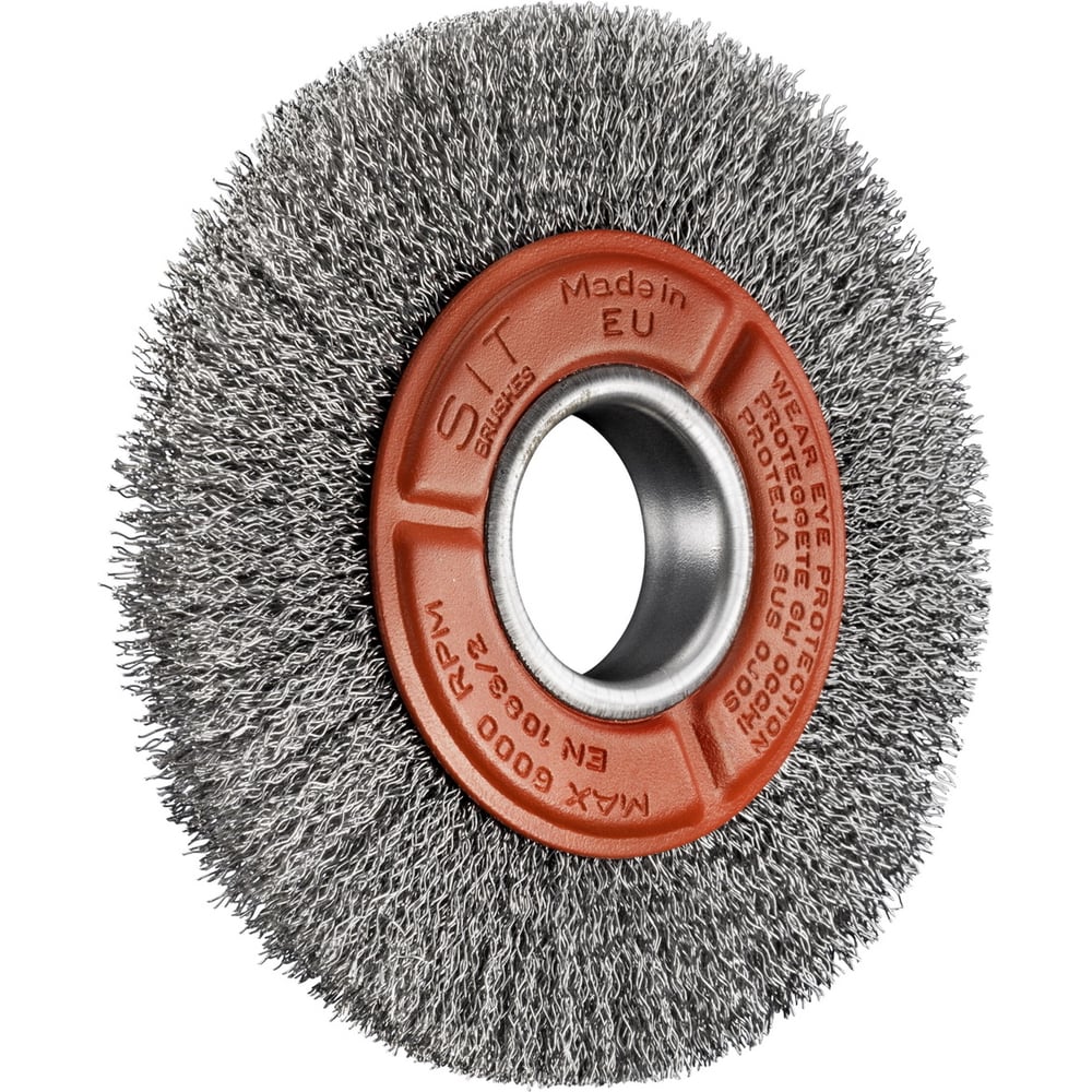 Изображение товара Дисковая щетка 125 мм под электроточило SIT 0055 для очистки и обслуживания оборудования