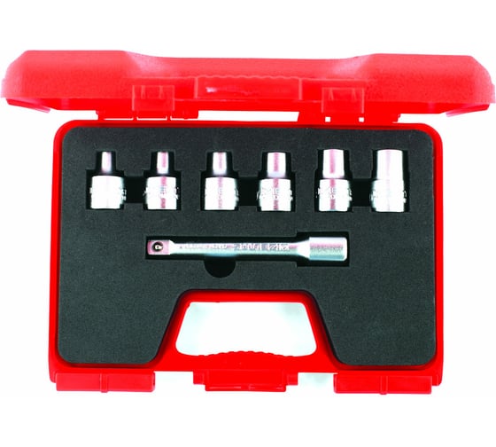 Изображение товара Набор торцевых головок Star Torx 7 предметов IZELTAS 1113006007