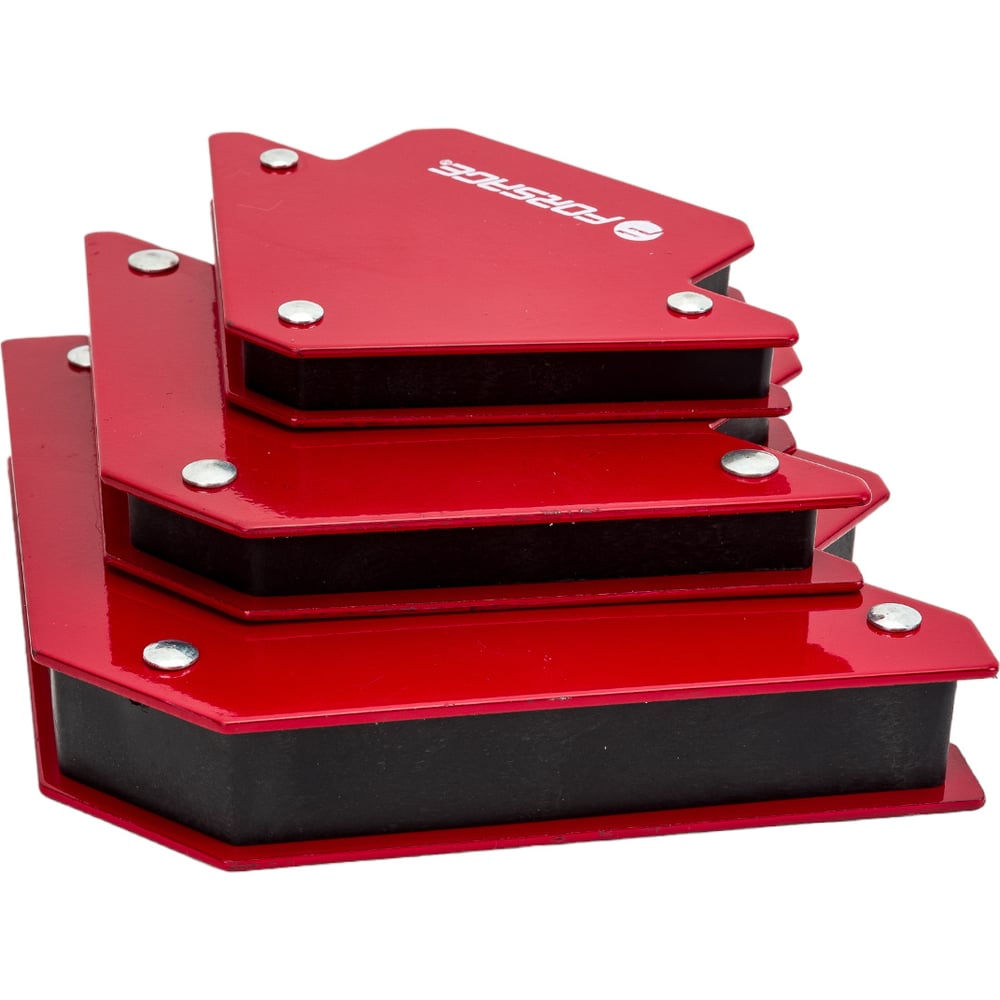 Изображение товара Магнитные металлические держатели для сварочных работ набор 3 шт Forsage