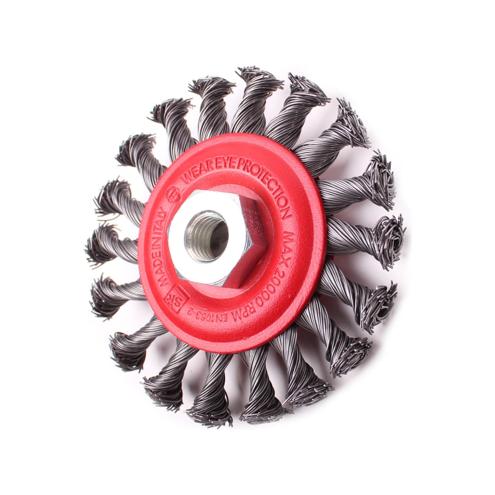 Изображение товара Дисковая щетка U100 100 мм М14 для металла и дерева