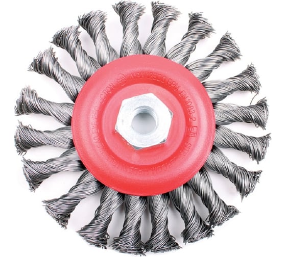 Изображение товара Дисковая щетка U125 125 мм, М14, жгутовая проволока SIT 0506