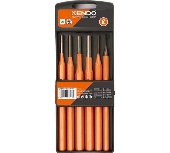 Изображение товара Набор выколоток KENDO 6 шт 26543