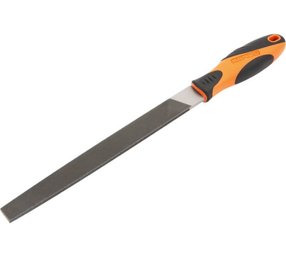 Изображение товара Плоский напильник KENDO стальной, 200мм/8" 30105