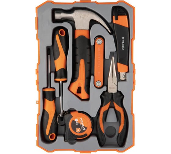 Изображение товара Набор бытовых инструментов KENDO 13 шт. 86129