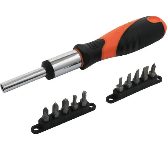 Изображение товара Отвертка с набором бит KENDO 11 шт 20203