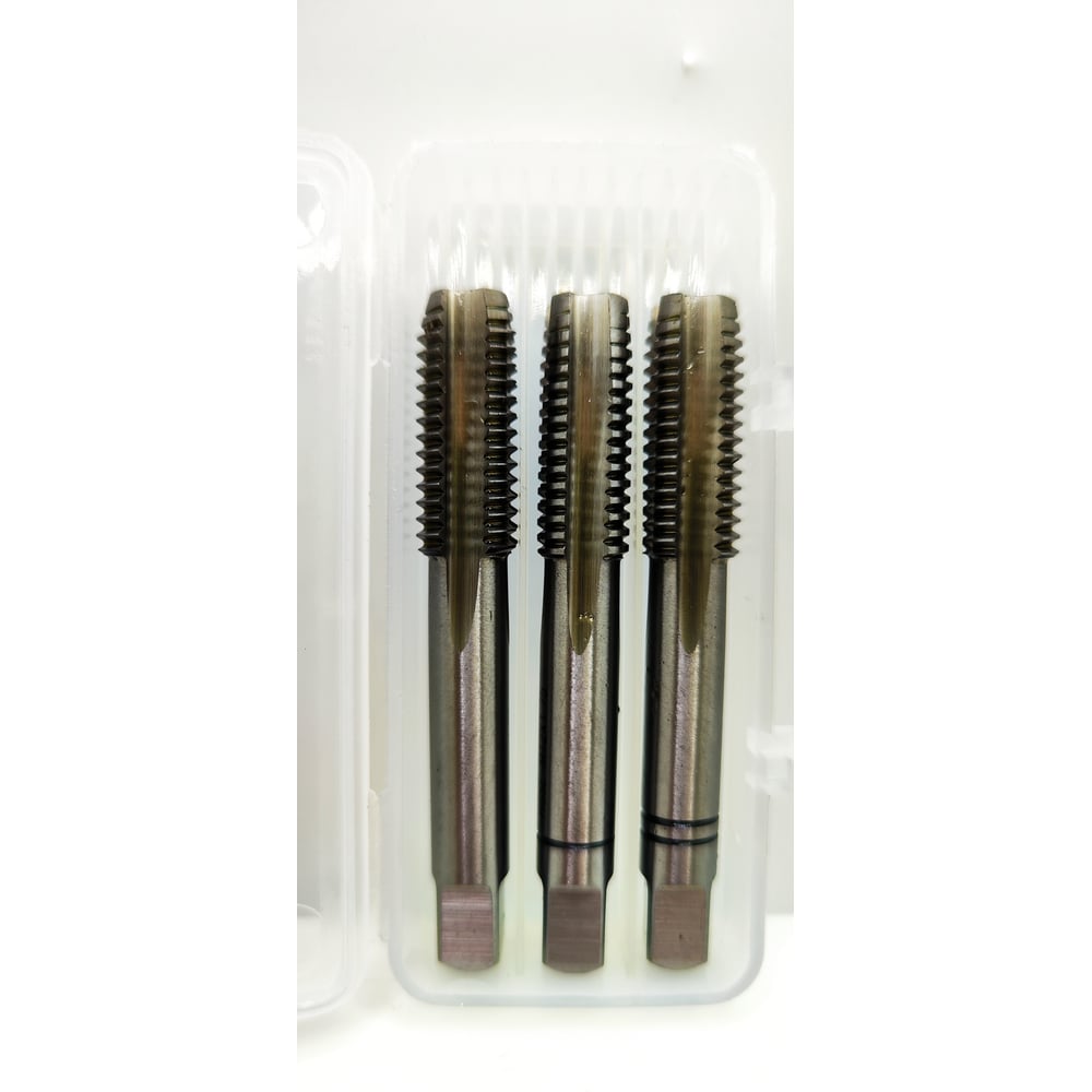 Изображение товара Ручной комплект метчиков M3x0.5 DIN352 HSS SET3 для внутренней резьбы