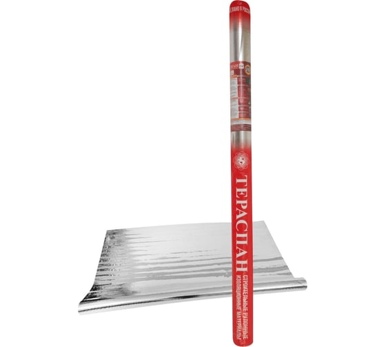 Изображение товара Отражающий паро-гидроизоляционный материал ТЕРАСПАН FD повышенной прочности, 70 кв. м на основе тканого 4660077150723