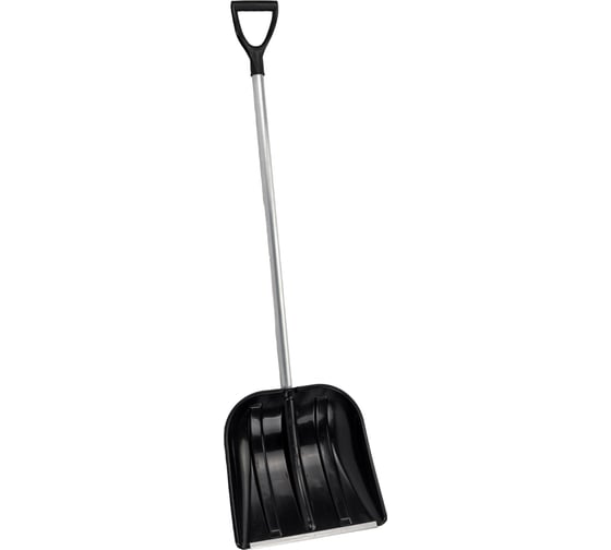 Изображение товара Пластмассовая лопата с алюминиевой планкой, алюминиевым черенком и V-образной ручкой Gigant IAG-002