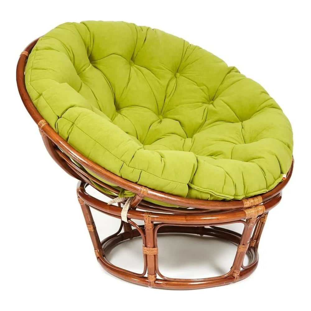 Изображение товара Kресло Tetchair PAPASAN 23/01 W, орех/олива, 1150x980x930 мм