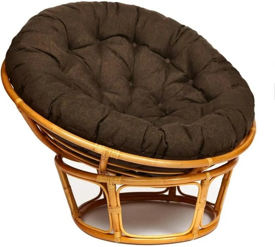 Изображение товара Кресло Tetchair PAPASAN 23/01 W Honey с подушкой, ткань, мед/коричневый 3М7-147 13732