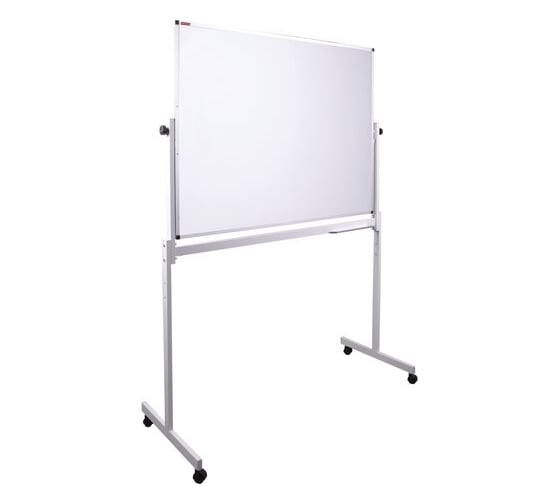 Изображение товара Магнитно-маркерная доска BRAUBERG на стенде, 90x120 см, 2-сторонняя 238140