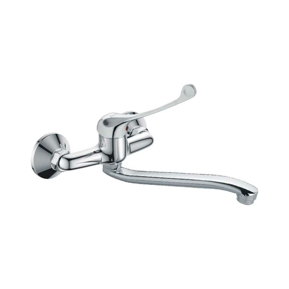 Изображение товара Настенный хирургический смеситель ZOLLEN DRESDEN с вращающимся изливом и керамическим картриджом