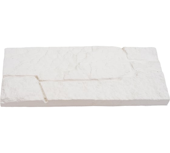 Изображение товара Плитка гипсовая ООО ПП Апогей Сланец Белый АК-04 бел