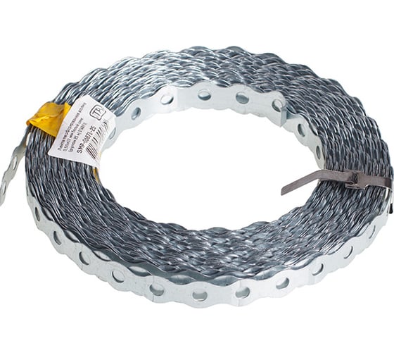 Изображение товара Перфорированная лента STARFIX волна, 0.7x25 мм, рулон 25 м SMP-08379-25