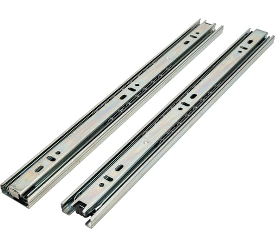 Изображение товара Шариковая направляющая полного выдвижения STARFIX 350x35 мм, цинк, 2 шт. SMF-10419