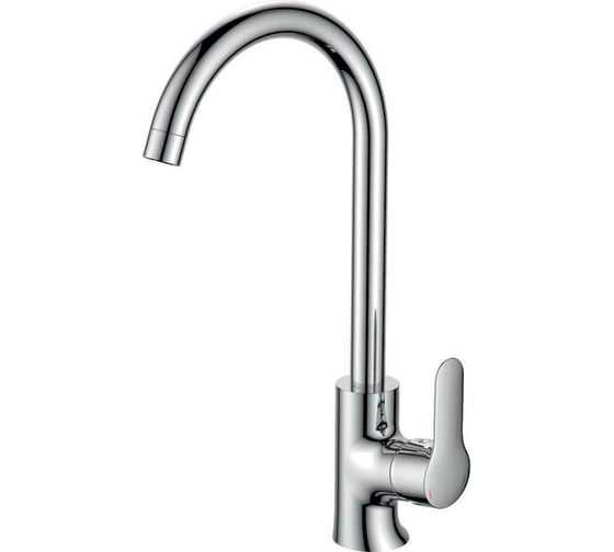 Изображение товара Смеситель для кухни ZOLLEN ZEVEN высокий излив, гайка, 35 мм ZE74610932-2 448004