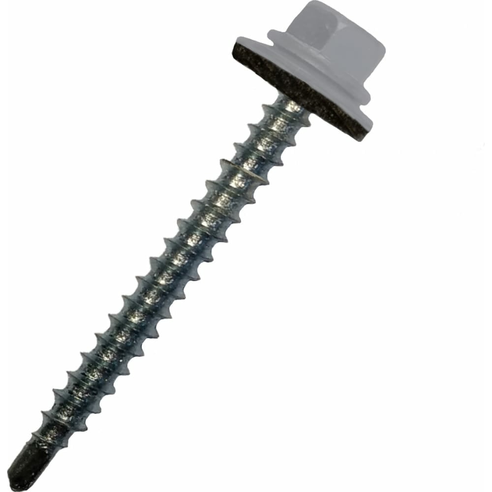 Кровельный оцинкованный саморез STARFIX 5,5x25 мм, RAL 7004, 4500 шт. SM-64493-4500