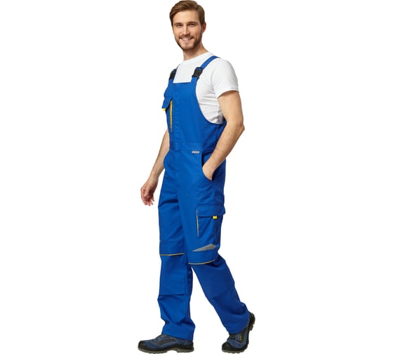 Изображение товара Полукомбинезон Эксперт Спецодежда Алатау васильковый, р. 44-46, рост 170-176 6446000057509