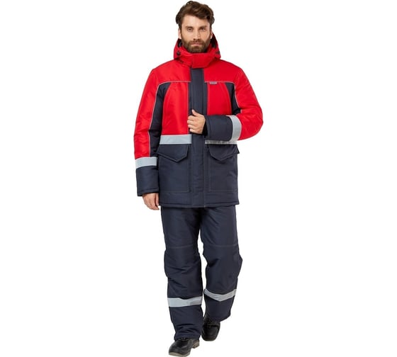 Изображение товара Куртка Эксперт Спецодежда Сунтар, темно-синий/красный, р. 48-50, рост 170-176 6446000044592