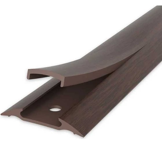 Изображение товара Порог с монтажным каналом IDEAL 36 мм, 0.9 м, 351 каштан, 1 шт. ПМК36-0,9 351 КШТ