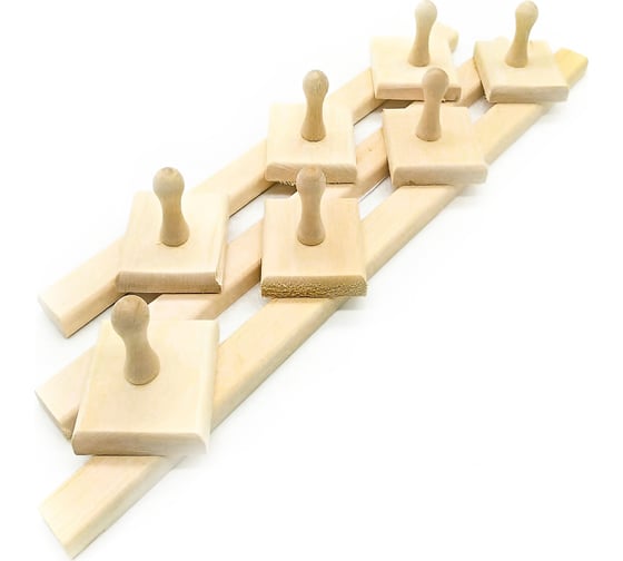 Изображение товара Вешалка Бацькина баня Ромбики 7-ми рожковая 30396