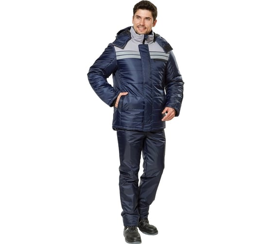 Изображение товара Куртка Эксперт Спецодежда Эребус, темно-синий/серый, р. 60-62, рост 182-188 6446000054034