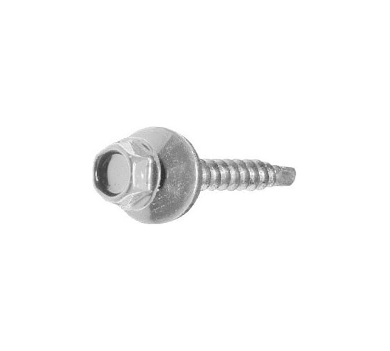 Изображение товара Кровельный саморез STARFIX 6,3x70 мм, цинк, шайба с прокладкой, PT3, 30 шт. SMP2-89148-30