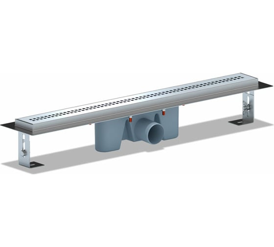 Изображение товара Трап из нержавеющей стали АНИ Пласт  "Киль" с комбинированным затвором 450 мм, выпуск 50 мм TLZ2545G