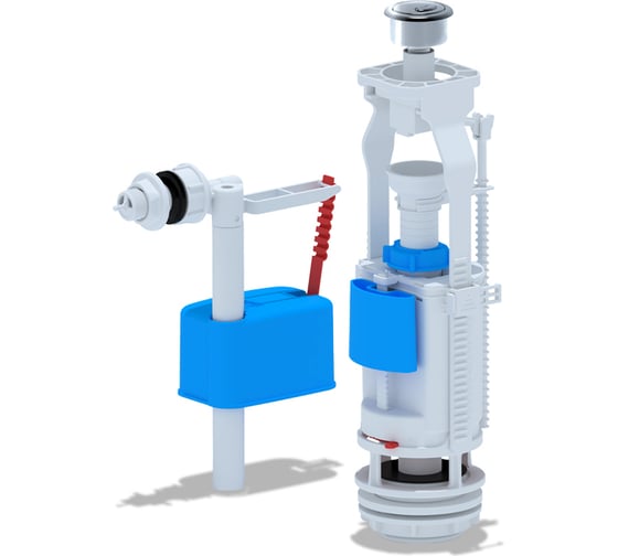 Изображение товара Набор с боковой подводкой АНИ Пласт 1/2" с пластиковым штуцером WC3050M