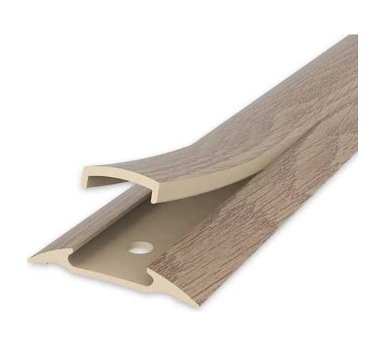 Изображение товара Порог с монтажным каналом IDEAL 36 мм, 1.6 м, 211 дуб рустик, 1 шт. ПМК36-1,6 211 дуб РСТ