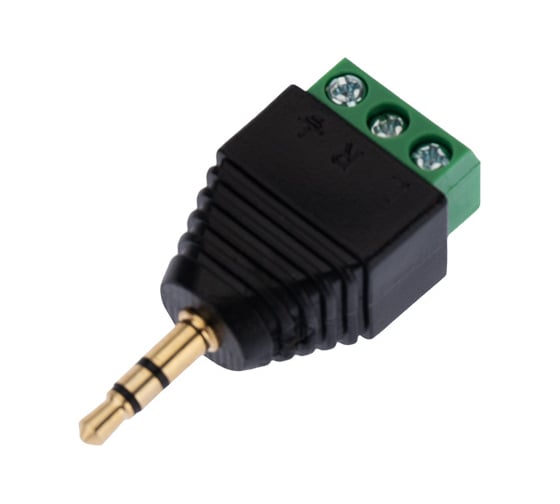 Изображение товара Штекер стерео REXANT 3,5 мм с клеммой колодкой под винт 40 шт 14-0440