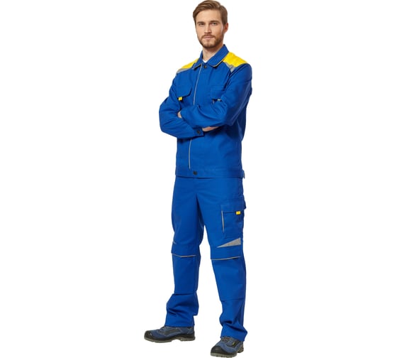 Изображение товара Куртка Эксперт Спецодежда Алатау васильковый/желтый, р. 48-50, рост 182-188 6446000057349