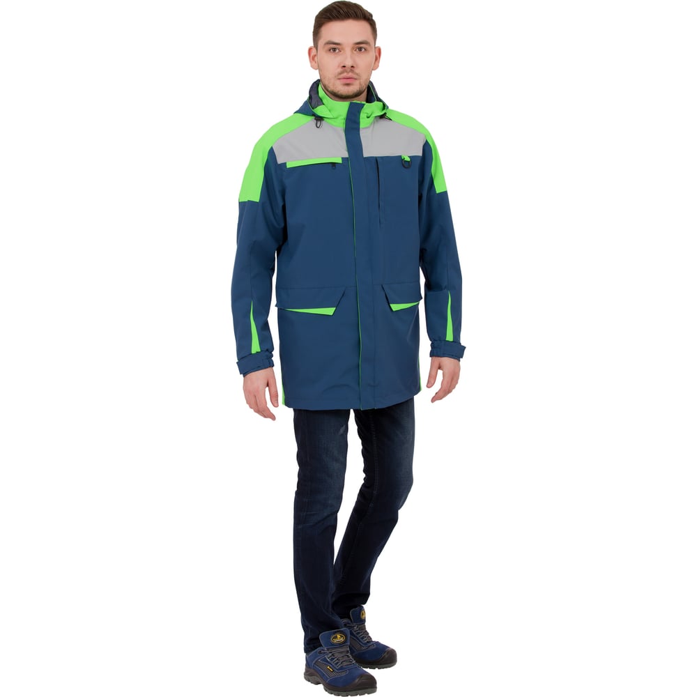 Изображение товара Куртка-ветровка Эксперт Спецодежда темно-синий/светло-серый, р.48-50