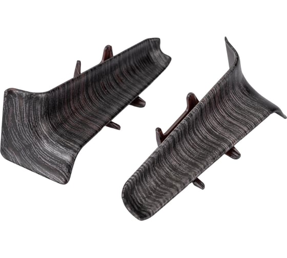 Изображение товара Внутренний угол для плинтуса DECONIKA (70 мм; 303 Венге темный; 2 шт.) Д-П70-В-Ф2 303 ВНГ ТЕМ