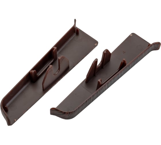 Изображение товара Торцевые заглушки для плинтуса DECONIKA (85 мм; 303 Венге темный; 2 шт.) Д-П85-Тп-Ф1 303 ВНГ ТЕМ