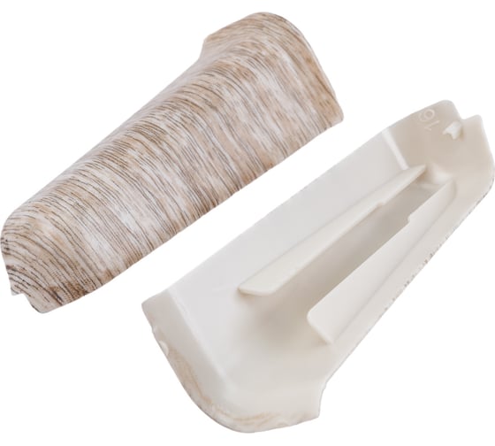 Изображение товара Наружный угол для плинтуса DECONIKA (70 мм; 294 Орех антик; 2 шт.) Д-П70-Нк-Ф2 294 ОРХ АНТ