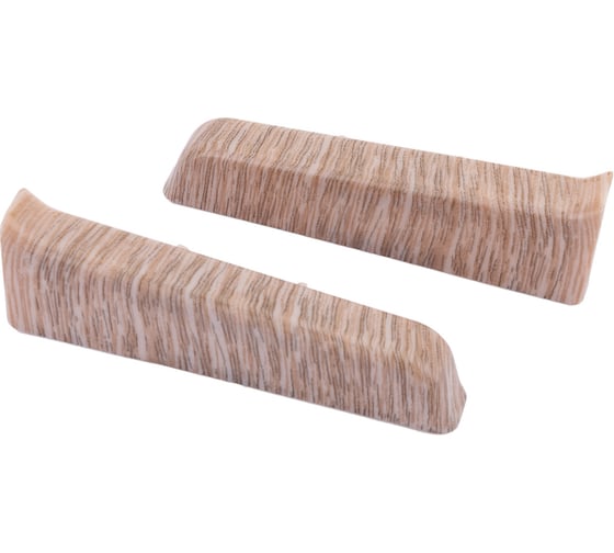 Изображение товара Торцевые заглушки для плинтуса DECONIKA (70 мм; 215 Дуб снежный; 2 шт.) Д-П70-Тп-Ф1 215 ДУБ СНЖ