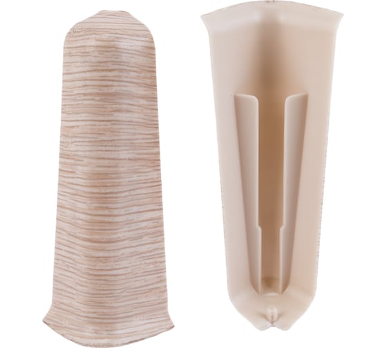 Изображение товара Наружный угол для плинтуса DECONIKA (85 мм; 274 Сосна северная; 2 шт.) Д-П85-Нк-Ф2 274 СОС СЕВ