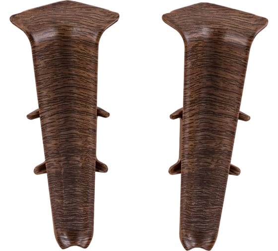 Изображение товара Внутренний угол для плинтуса DECONIKA (85 мм; 291 Орех; 2 шт.) Д-П85-В-Ф2 291 ОРХ