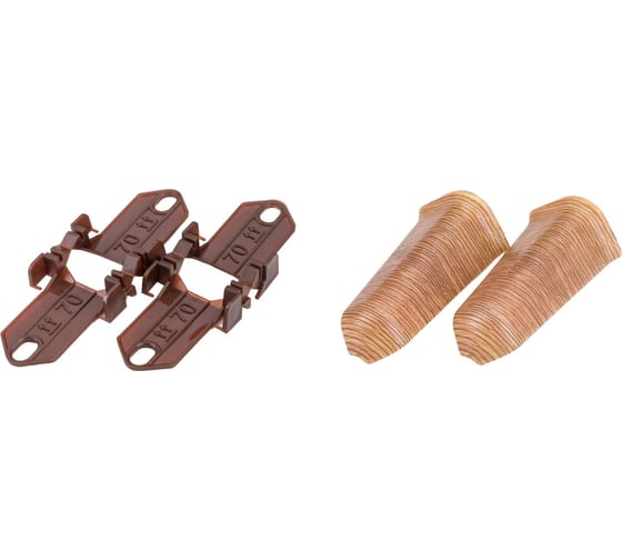 Изображение товара Наружный угол для плинтуса DECONIKA (70 мм; 221 Дуб янтарный; 2 шт.) Д-П70-Нк-Ф2 221 ДУБ ЯНТ