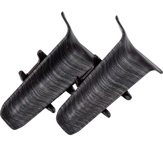 Изображение товара Угол внутренний для плинтуса DECONIKA (55 мм; 303 Венге темный; 2 шт.) Д-П55-В-Ф2 303 ВНГ ТЕМ