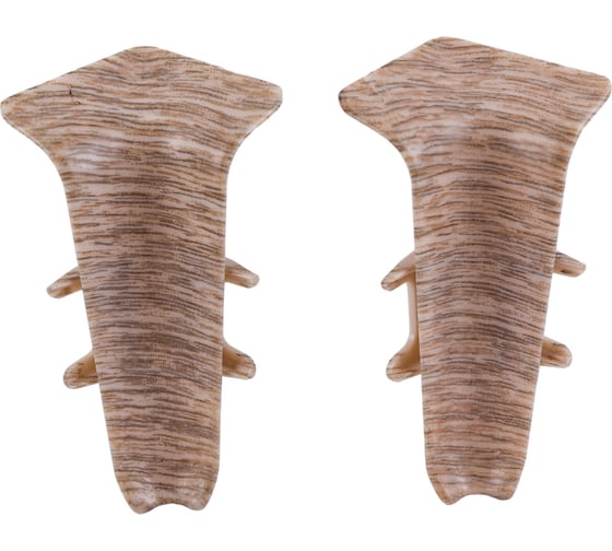 Изображение товара Угол внутренний для плинтуса DECONIKA (55 мм; 215 Дуб снежный; 2 шт.) Д-П55-В-Ф2 215 ДУБ СНЖ