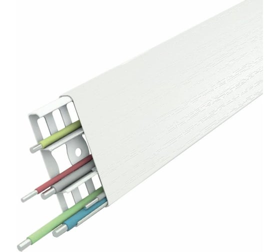 Изображение товара Наличник DECONIKA (55 мм; 2,2 м; белый 001; 1 шт.) Д-Н55 001 БЕЛ