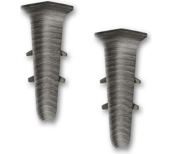 Изображение товара Внутренний угол для плинтуса DECONIKA (85 мм; 352 Каштан серый; 2 шт.) Д-П85-В-Ф2 352 КШТ СЕР